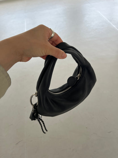 [5/21new]Round Curve Leather Bag black  6月上旬〜下旬入荷