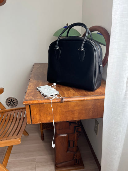 Boston Leather Dome Bag