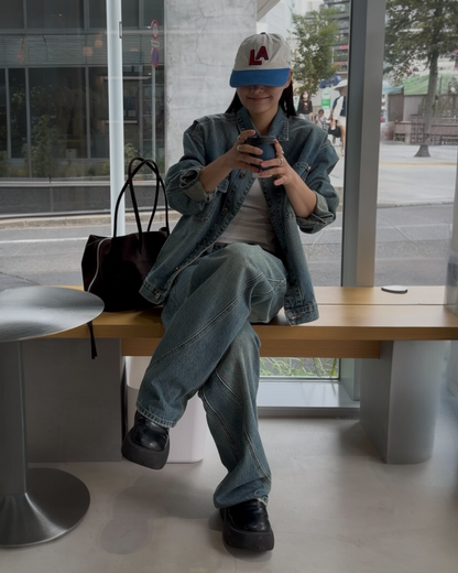 [10/30 new]Washed Denim set  blue 11月下旬〜12月上旬入荷分