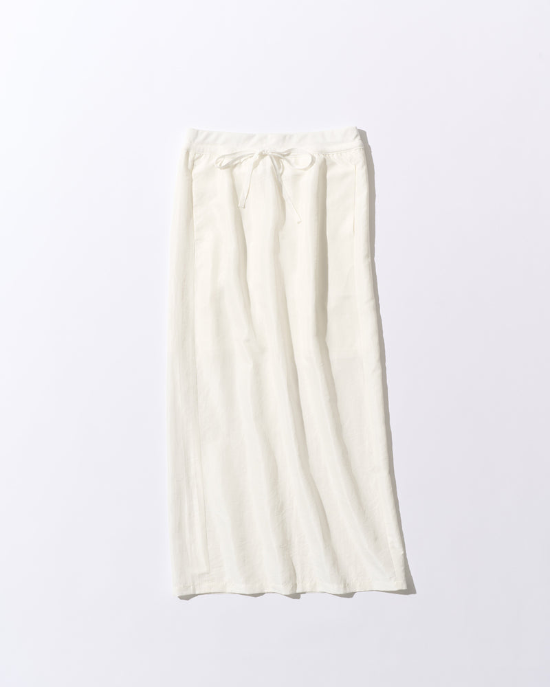 [8/27new]straight silk skirt white