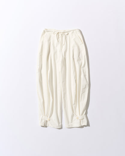 [7/9new]front volume balloon pants  white