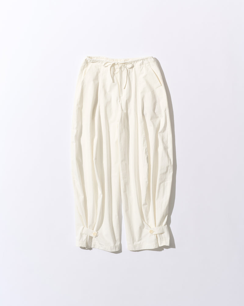 [7/9new]front volume balloon pants  white