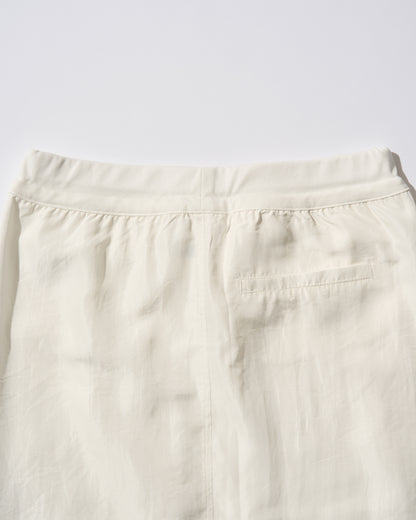 [8/27new]straight silk skirt white
