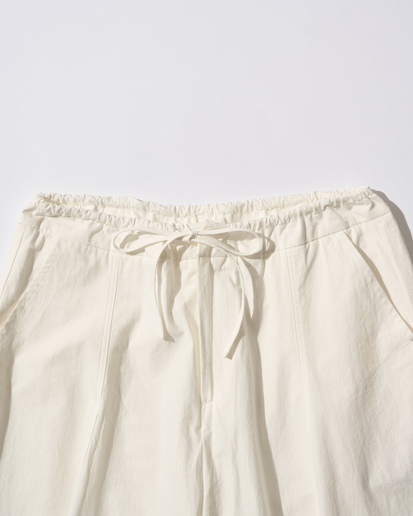 [7/9new]front volume balloon pants  white