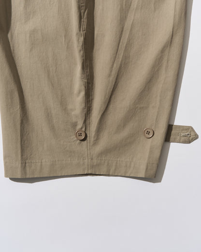 [7/9new]front volume balloon pants khaki