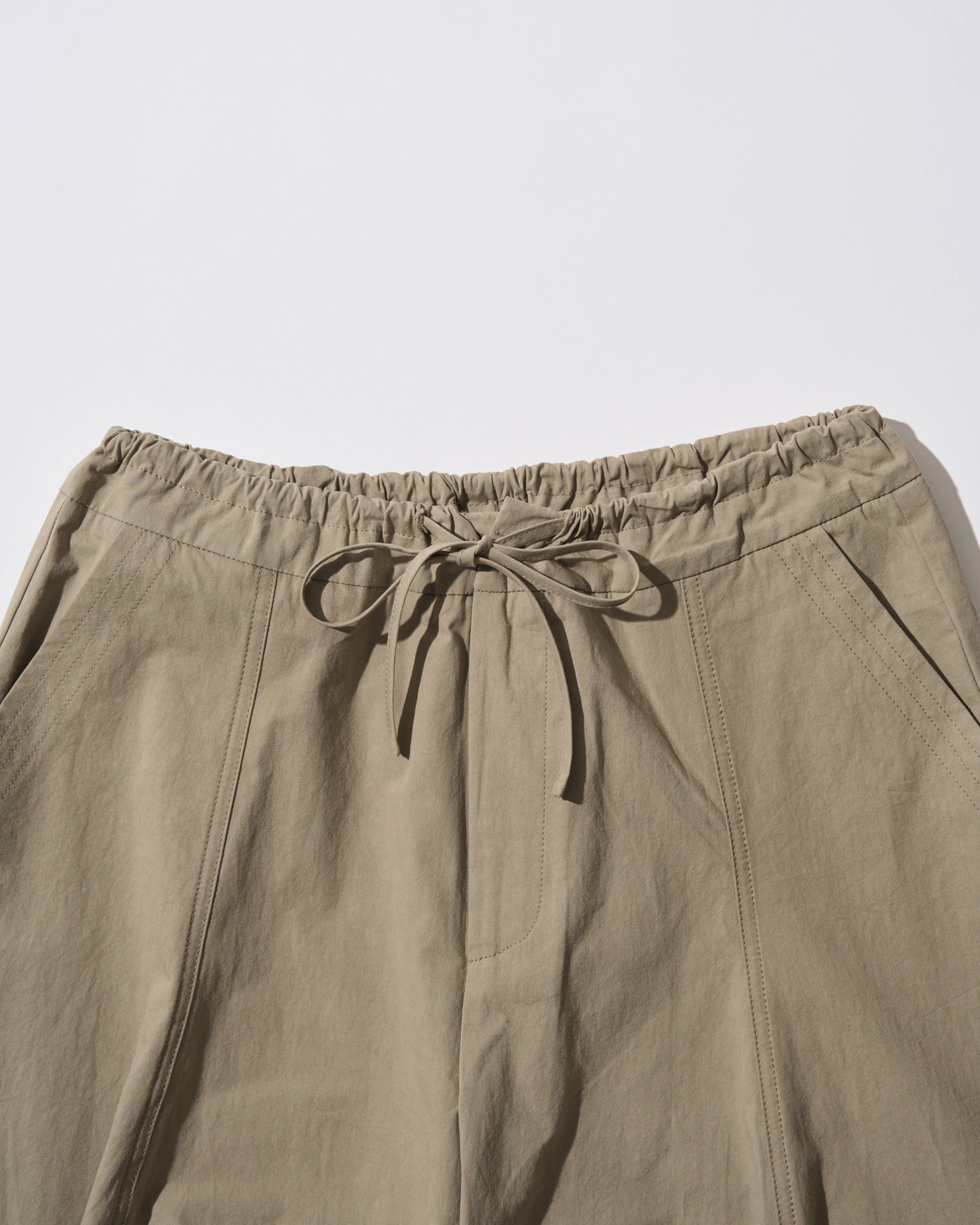 [7/9new]front volume balloon pants khaki