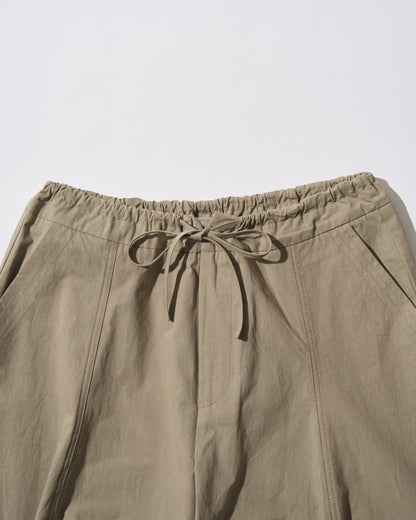 [7/9new]front volume balloon pants khaki