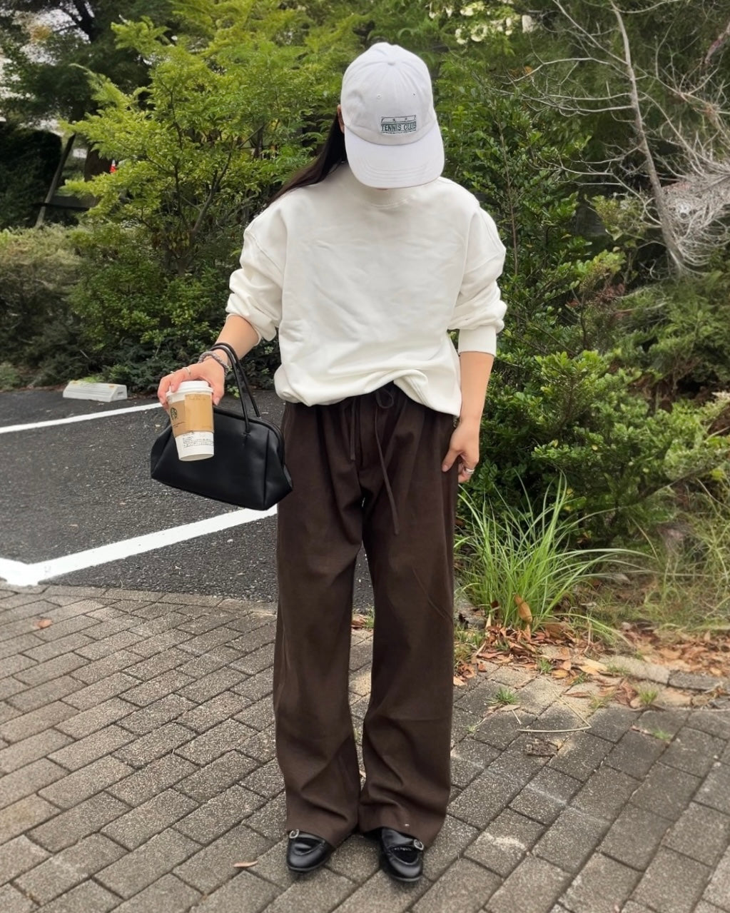 [11/13new]Relax Tuck Easy Pants  brown