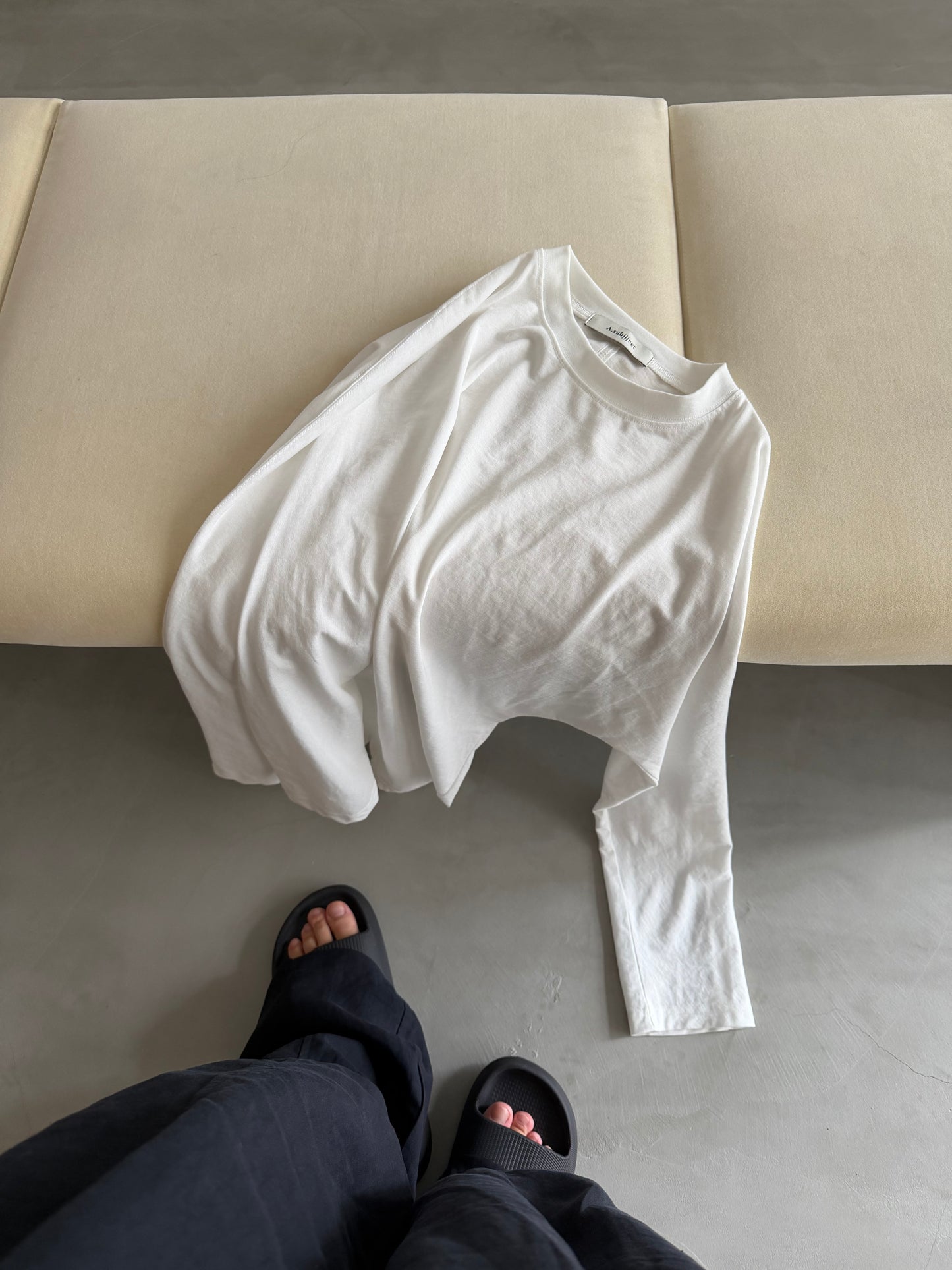 [7/9new]natural sheer long sleeve
