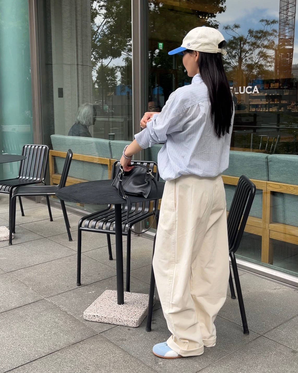 [9/18new][予約]Cotton Wide-Leg Pants 10月初旬～中旬入荷