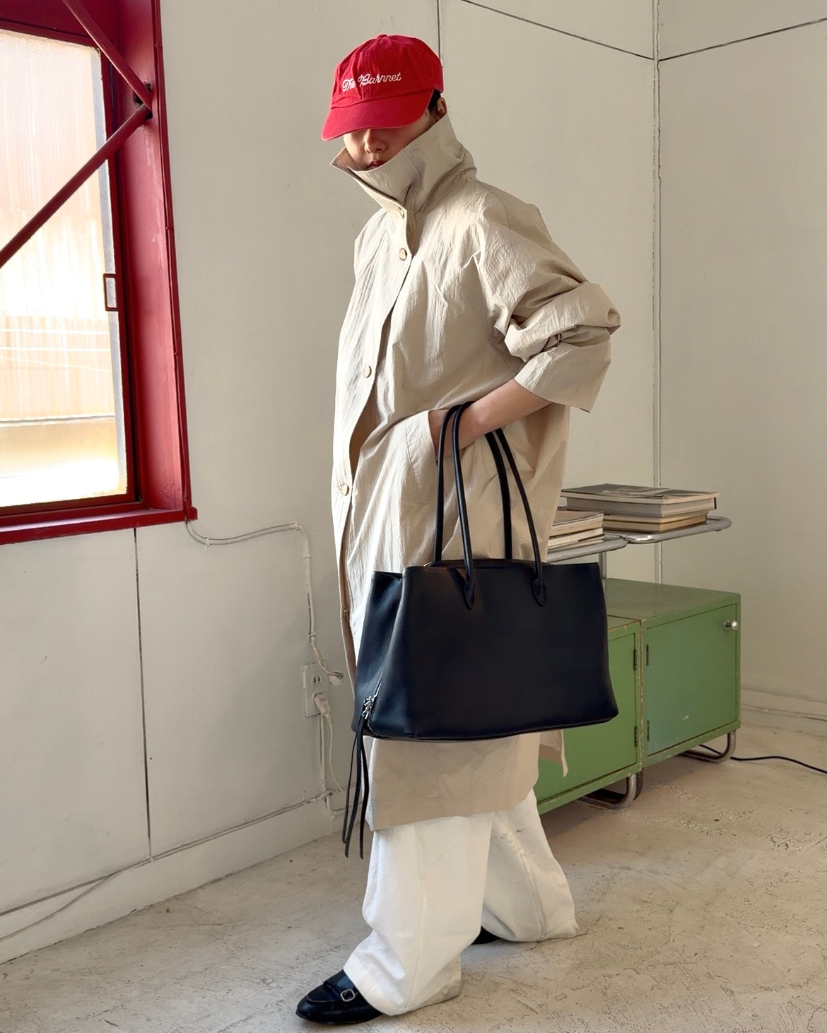 leather Boston square bag L 9月下旬入荷分 – A.subjjject