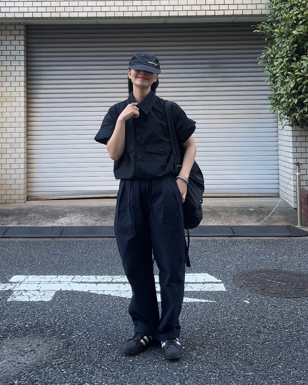 [10/16new] paper like tuck pants