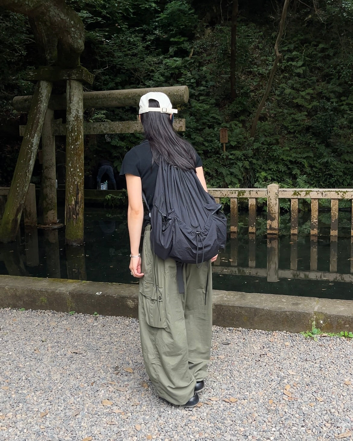 Cargo Parachute Pants khaki