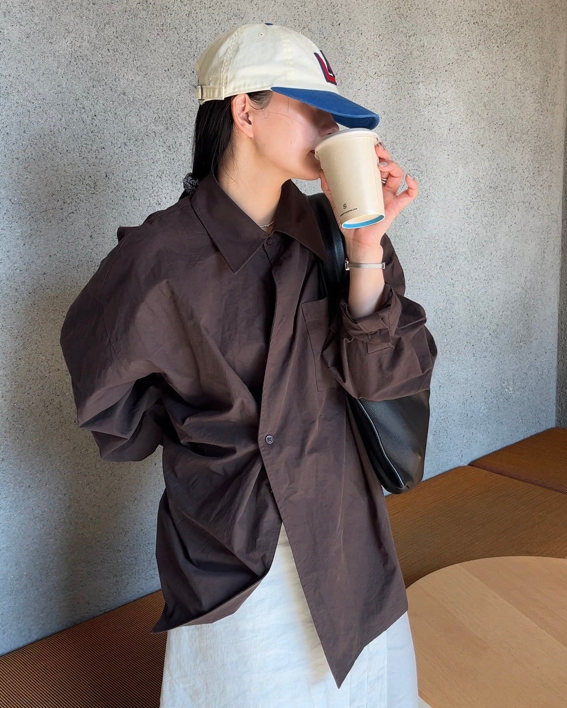 [9/14restock][予約]Loose Fit Shirt Jacket 10月初旬入荷予定