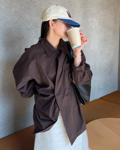 [9/14restock][予約]Loose Fit Shirt Jacket 10月初旬入荷予定