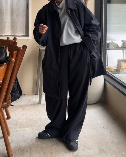 Relax Tuck Easy Pants navy