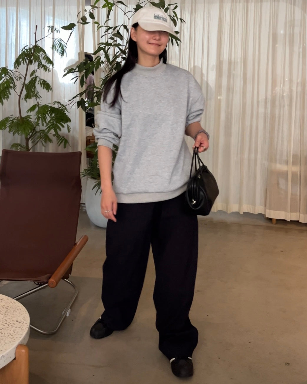 Relax Tuck Easy Pants navy