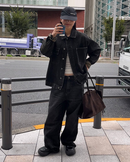 ［12/7restock］Suede Boston square bag L