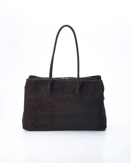 ［12/7restock］Suede Boston square bag L
