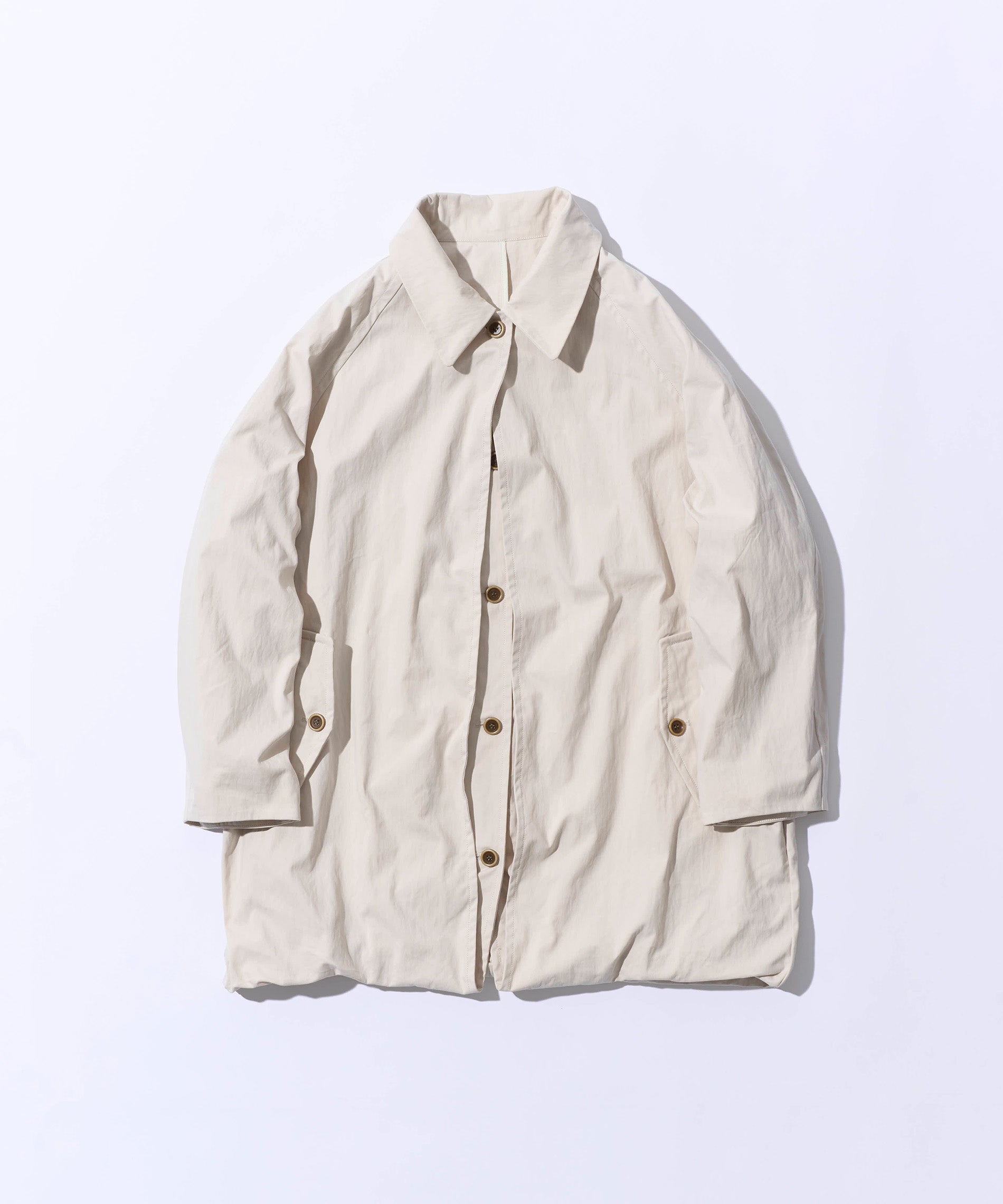 ジャケット・アウター Cotton Nylon Over Collar Jacket ivory Cotton Nylon Over Collar Jacket ivory – A.subjjject