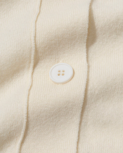 Pure Wool Relax Cardigan white