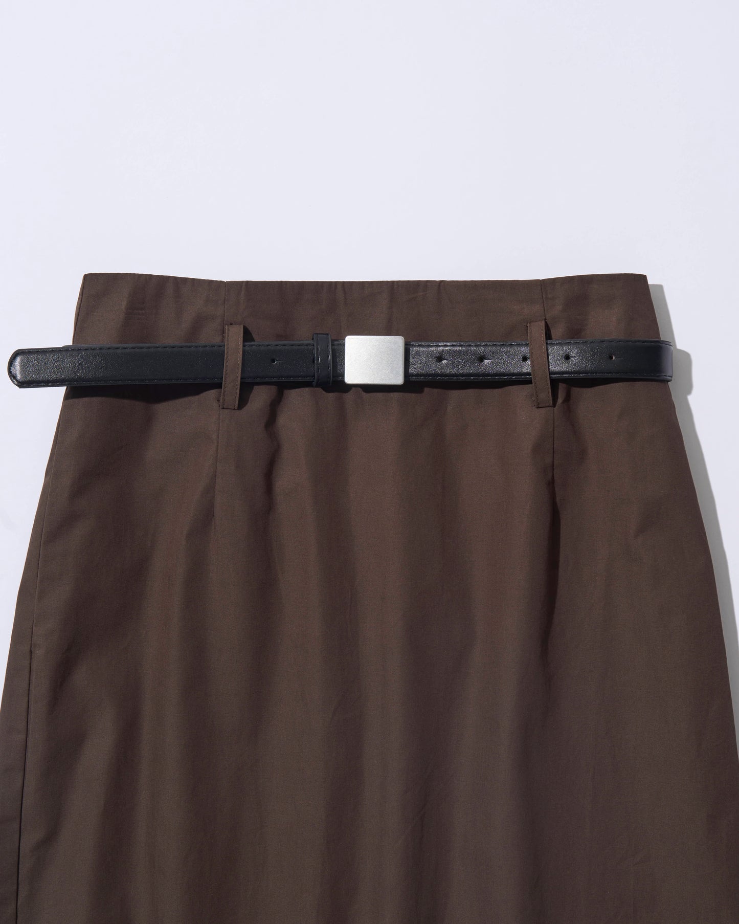 [11/6new] Structured Cotton Skirt