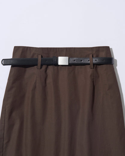 [11/6new] Structured Cotton Skirt