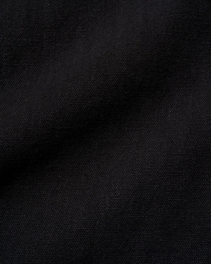 [11/20new]Buckle Straight Cotton Pants black