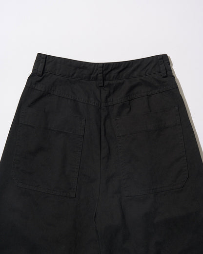 [12/18 new] Warmth Wide Cotton Pants Black