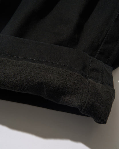 [12/18 new] Warmth Wide Cotton Pants Black