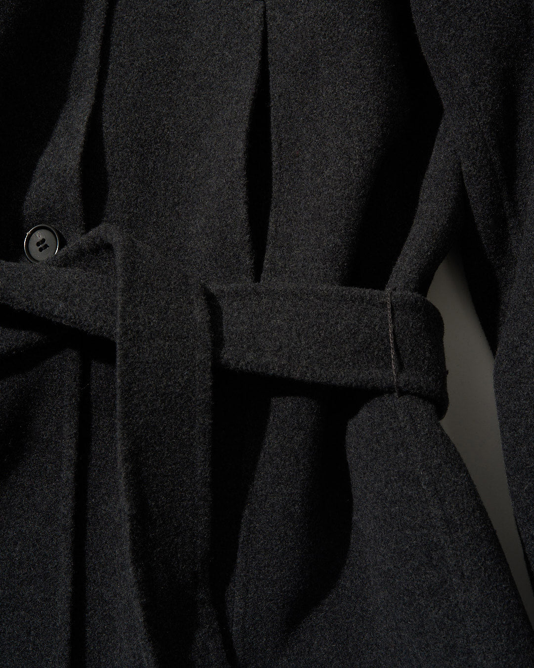 [11/27new] Drape Wool P-Coat gray 12月下旬～1月初旬入荷