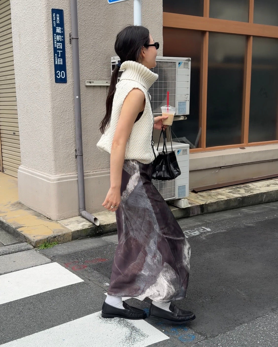 [9/24new] wide rib knit vest 10月中旬〜下旬入荷分