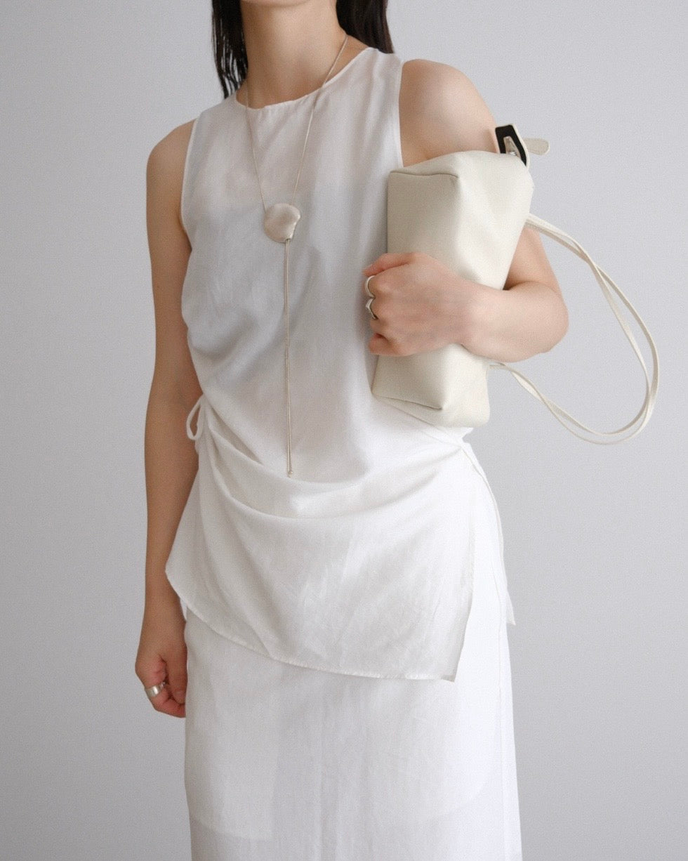[/8/27new]Silk Sleeveless  onepiece