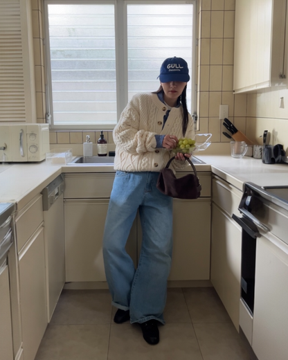 Calm Wash Wide Jeans