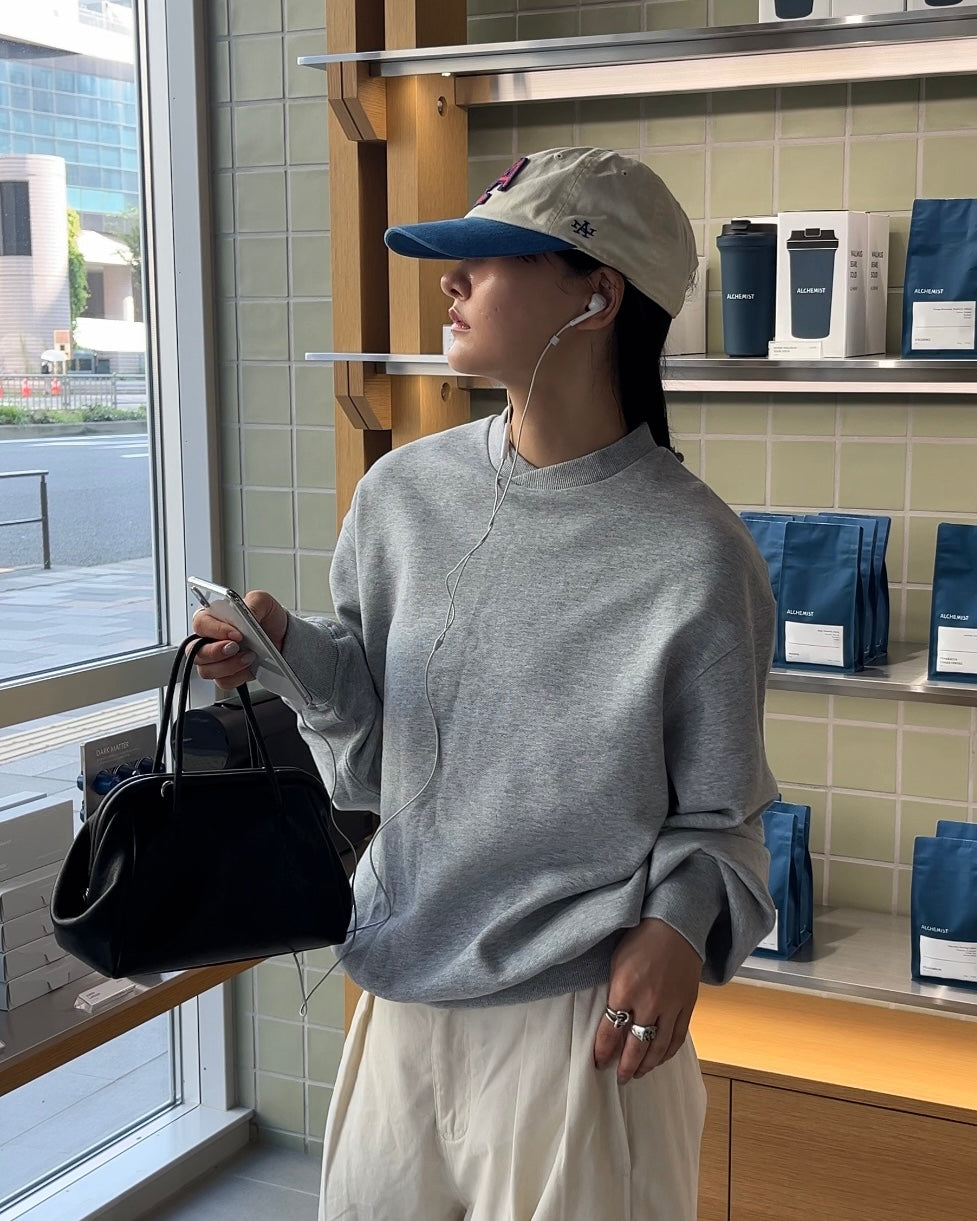 [9/14restock][予約]minimal Leather 2way Bag black 9月下旬～10月初旬入荷
