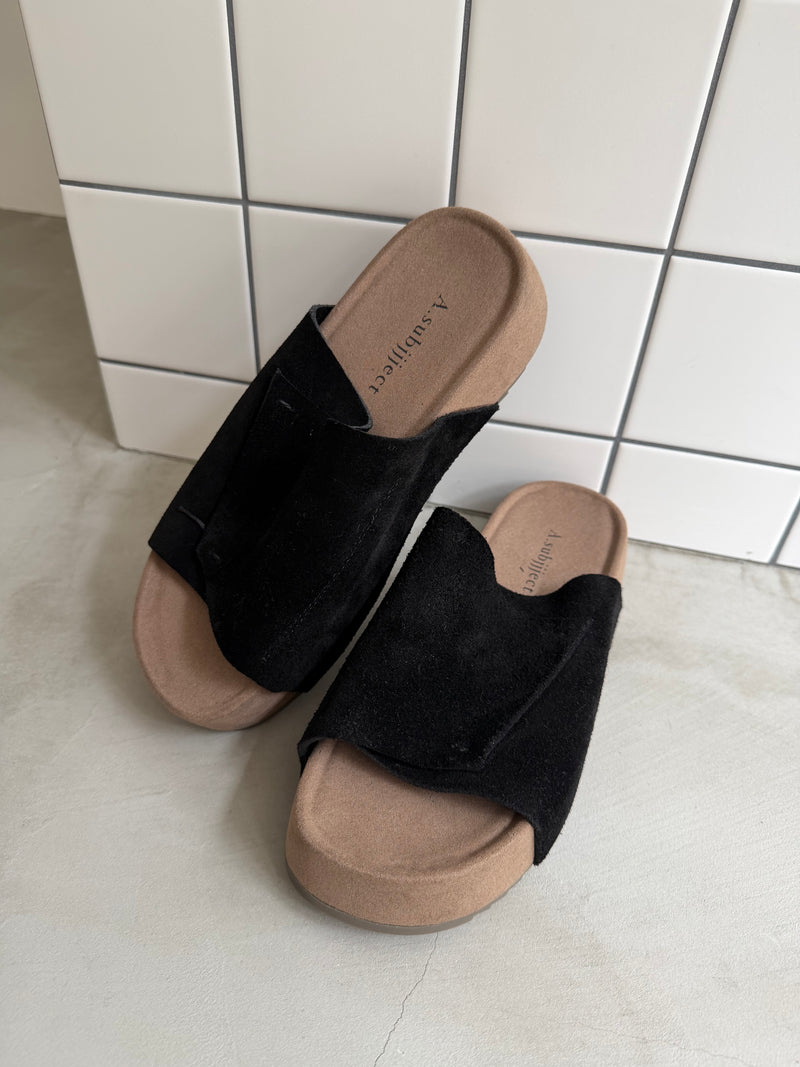 ［8/13new］Suede Leather sandal