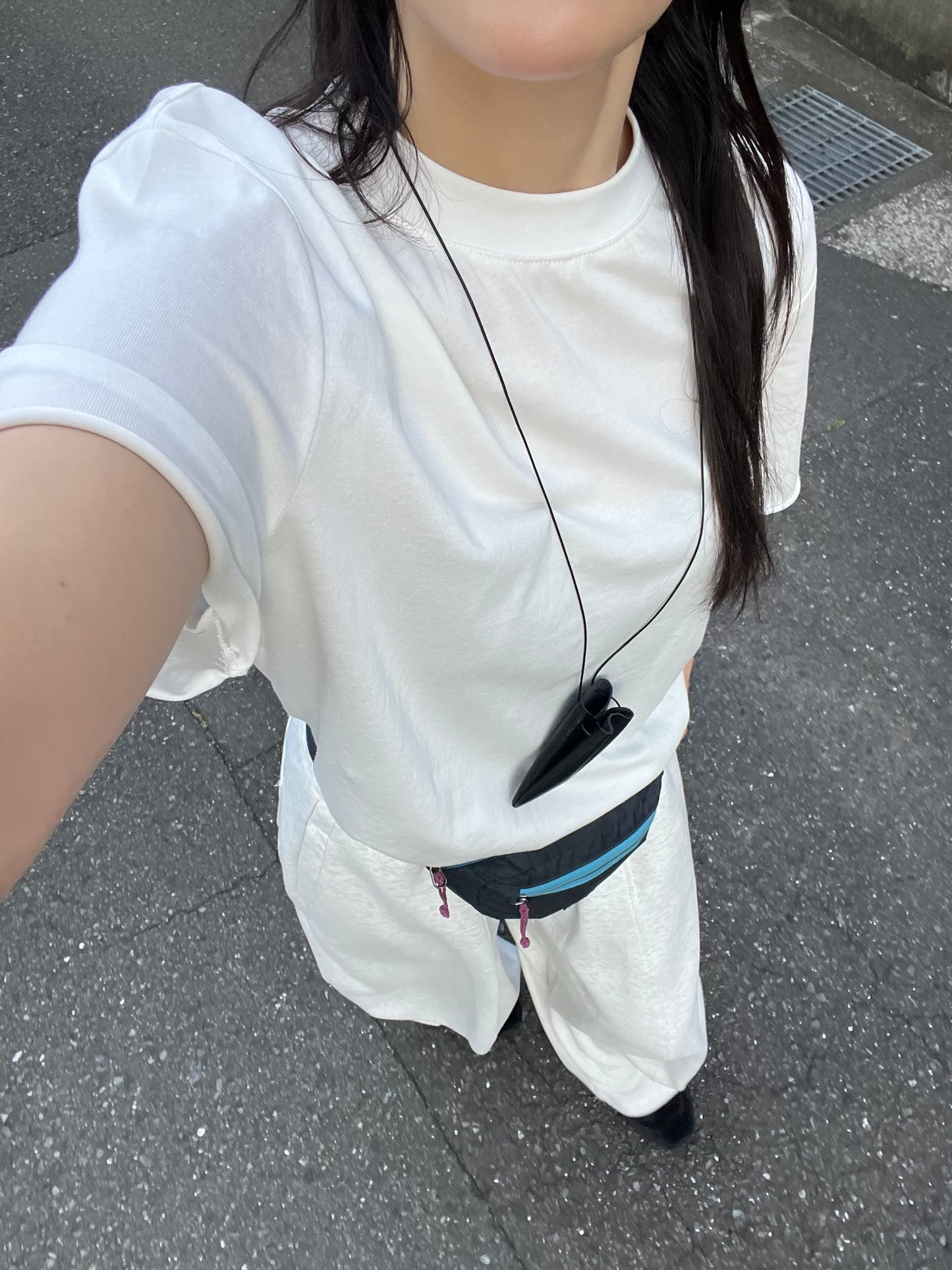 [5/21new]Cutoff Linen Tee  white  6月上旬〜下旬入荷