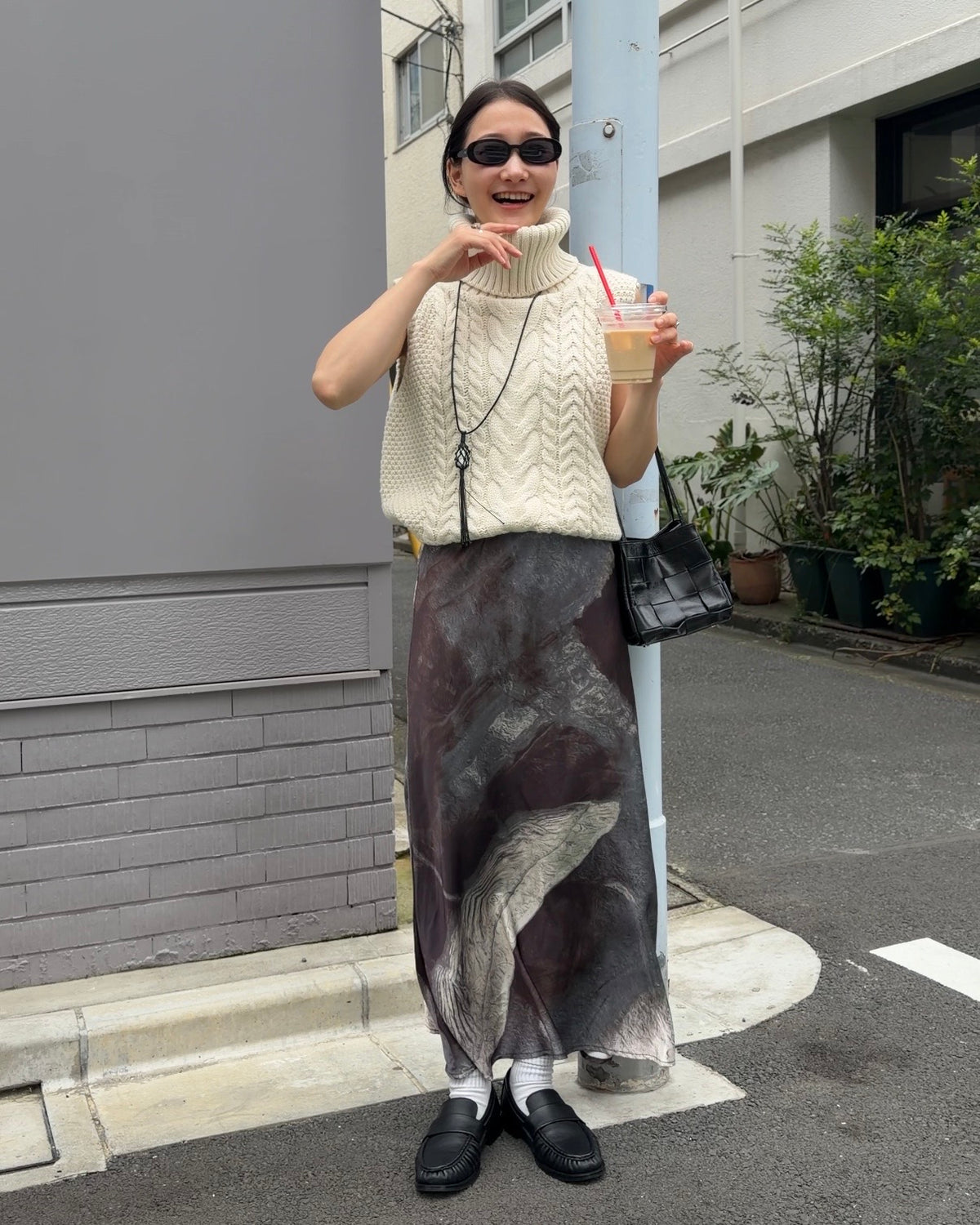 [9/24new] wide rib knit vest 10月中旬〜下旬入荷分