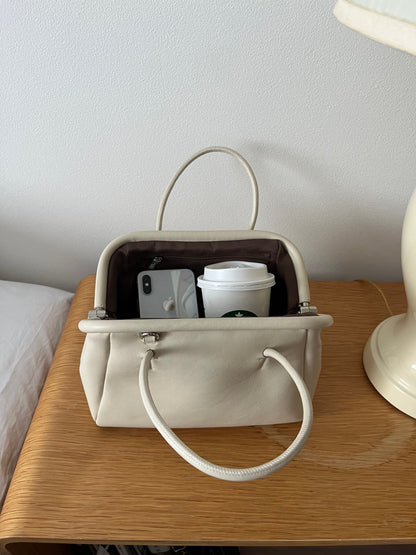 [9/14restock][予約]minimal Leather 2way Bag ivory 9月下旬～10月初旬入荷