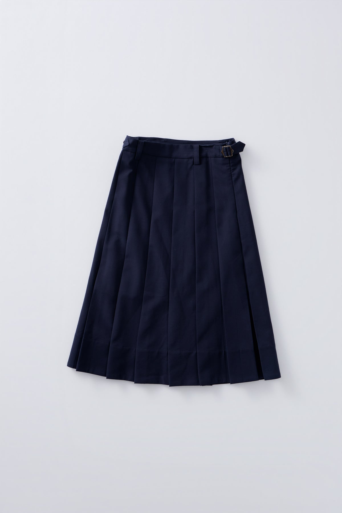 [10/22new] side belt pleats skirt NV