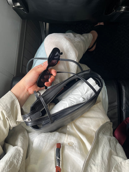 [7/23new]Smooth mini Boston Bag black