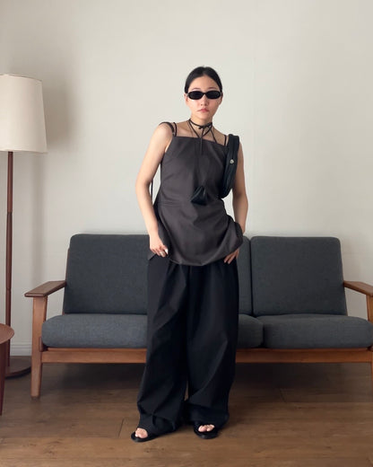 [4/16 new]Easy Form Pants  black 5月初旬入荷分