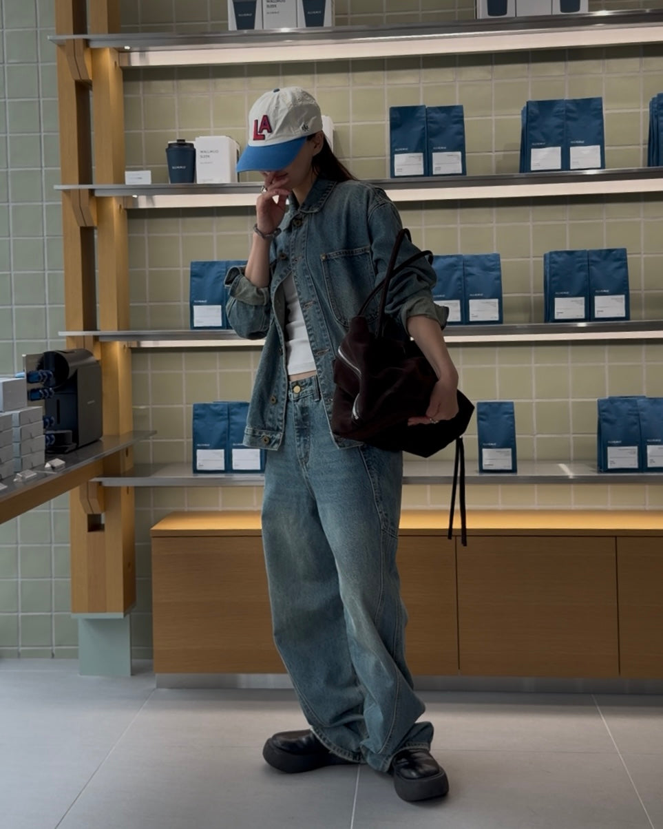 Suede Boston square bag L – A.subjjject