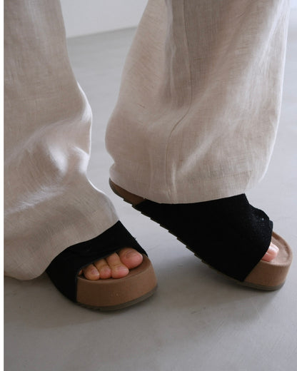 ［8/13new］Suede Leather sandal