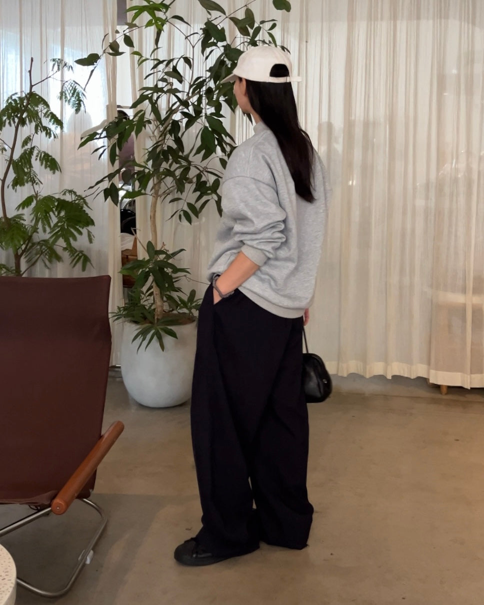 Relax Tuck Easy Pants navy