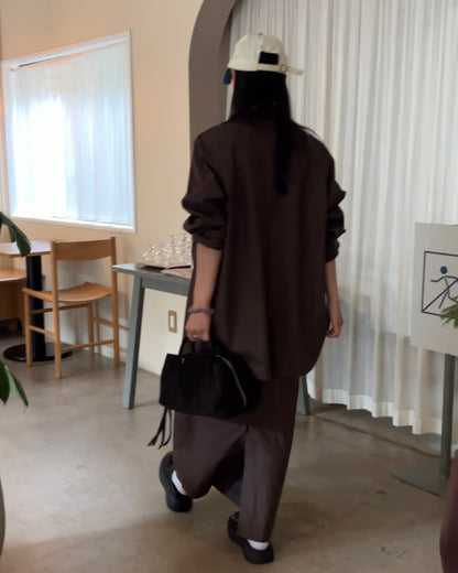 ［11/16restock］Suede Boston square bag S 12月中旬入荷分