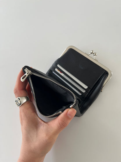 [7/23 new]Soft Leather Frame Wallet