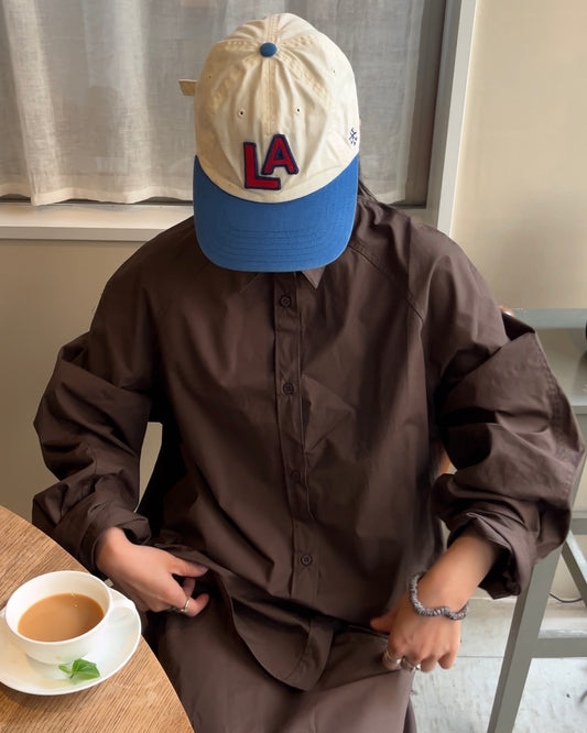 [11/6new]Structured Cotton Shirt