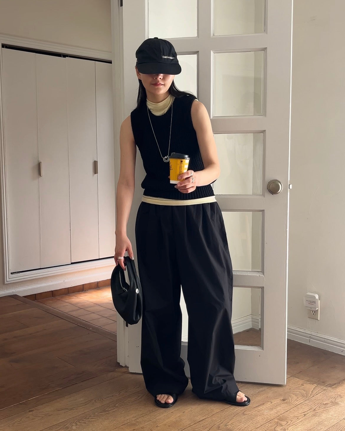 [4/16 new]Easy Form Pants  black 5月初旬入荷分