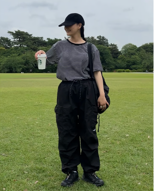 jogger cargo pants black